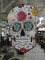 Day of the Dead - Mexican Folk Art / Hanging Skull Art