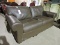 Brown Faux Leather Love Seat - Approx 66