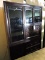 2-Piece Lighted Liquor Hutch - Approx 43