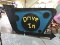 Illuminated DRIVE-IN ARROW SIGN -- 5' Tall X 8' Wide