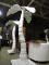 White Faux Decorative Palm Tree - Fiberglass Construction