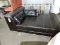 Brown Faux Leather Chaise Lounge -- Apprx.  64