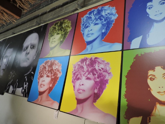 Giant TINA TURNER - Faux Andy Warhol Print