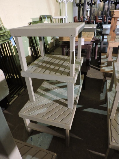 Patio Set - Coffee Table 43" X 24" and Two Side Tables 24" Square