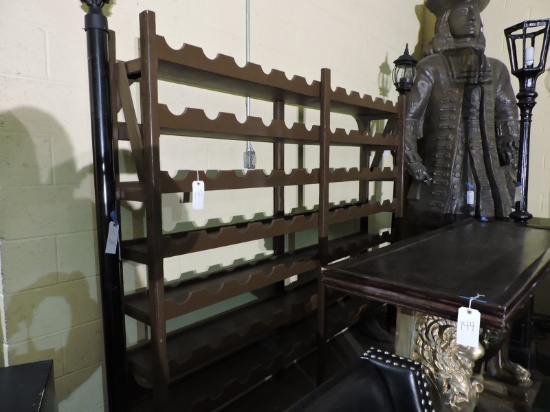 Wooden WINE RACK - Oversized, Holds 84 Bottles