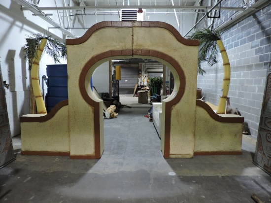 Large Spanish / Mexican Archway - 4 Pieces - Locks Together