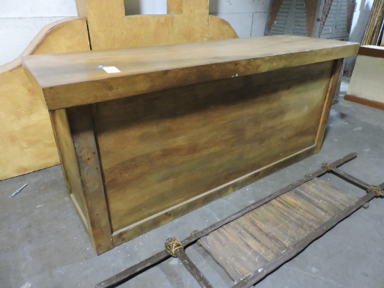 All Wood Cantina BAR - with Rear Shelving