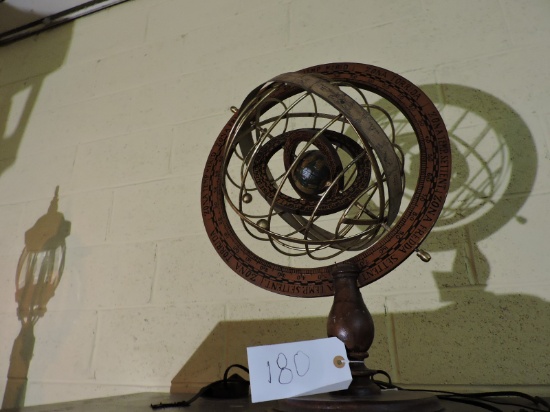 Decorative GLOBE / COMPASS -- 22" Tall