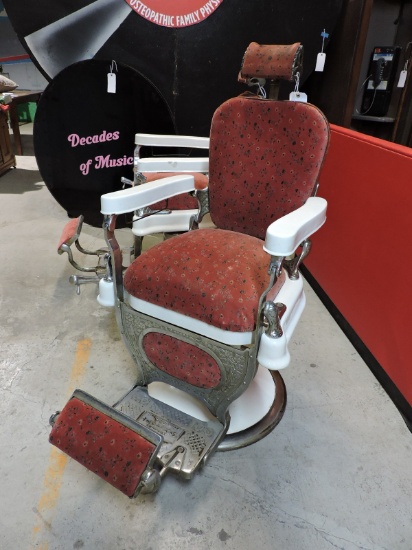 Theo A Kochs Company - BARBER CHAIR - Porcelain / Authentic