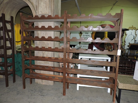 Wooden WINE RACK - Oversized, Holds 84 Bottles