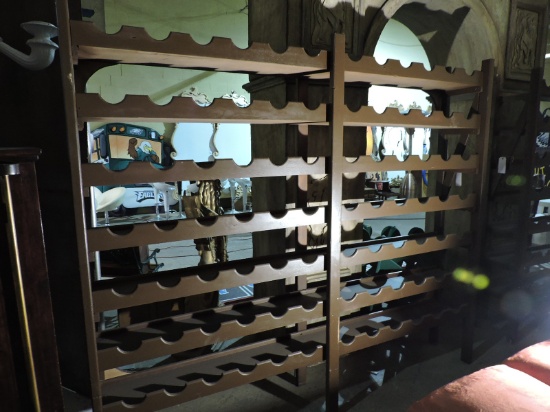 Wooden WINE RACK - Oversized, Holds 84 Bottles