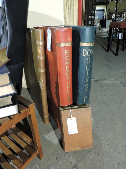 Giant Display Books - 3+1 -- See Photos (faux books, not real)