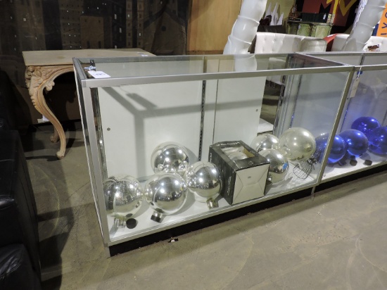 Glass Display Case - 60" Wide X 20" Deep X 30" Tall - no shelves