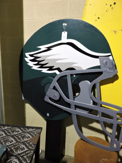 Philadelphia Eagles Helmet Wall Art - Approx. 50" Wide X 71" Tall