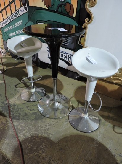 Modern Adjustable Height Table & 2 Stools