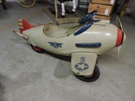 US NAVY PATROL - Airplane Pedal Car