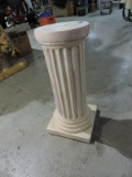 Fluted Column Pedestal