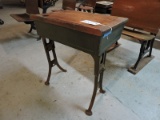 Children's Size Antique School Desk
