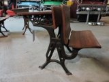 Childs Antique Desk with Fprward Facing Seat