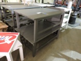 Pair of Gray Outdoor / Patio Coffee Tables