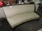 Bow-Back Curved Formal Sofa -- Apprx. 7' Wide X 3' Deep