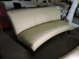 Bow-Back Curved Formal Sofa -- Apprx. 7' Wide X 3' Deep
