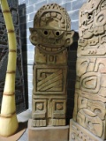 Mayan Statue Replica - Faux / Replica - Approx. 91