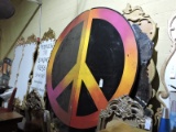 Large PEACE SIGN Wall Art -- Approx. 114