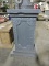 Large Pedestal - Square - Gray / Approx. 37