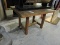 Rustic Butcher Block Style Solid Wood Table
