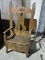 Antique Foyer Chair with Storage