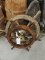Set of TWO WOODEN SHIPS WHEELS - One 31