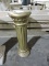 Small Gold Fluted Column Pedestal / Approx 29