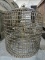 Large Rustic Style / Basket Weave Hanging Lamp