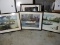 Lot of 3 VINTAGE FRAMED PICTURES - See Photos