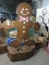 GINGERBREAD MAN / Cut-Out on Stand / Approx. 70