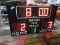 Vintage HOME / AWAY ELECTRIC SCOREBOARD with Controller