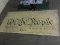 WE THE PEOPLE' Backdrop / Banner - Approx. 14' Wide X 7' Tall