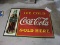 Lot of 3 COCACOLA SIGNS / One Large - Two Small