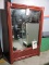 Asian / Faux Bamboo Wall Mirror / Red Finish / 51