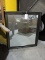 Large Black Framed Formal Wall Mirror / 42