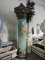 Ornate CORINTHIAN COLUMN with HAND PAINTED CHERUB MOTIF