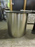 Stainless Steel HALF ROUND TABLE / MINI BAR