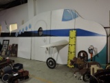 Giant AIRPLANE WALL ART - 3D Wings & Tail / Door Opens - 25' Long