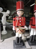 GIANT TOY SOLDIER / DRUMMER BOY STATUE -- Approx. 80