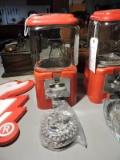 GUMBALL MACHINE / Steel / with Spare Parts in Plastic