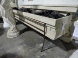 Ornate Wooden Planter Box - Dental Molding / Steel Raised Holder