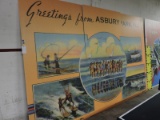 Giant Vintage ASBURY PARK, NJ - Post Card -- 12 Feet Wide