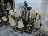 Large Ornate Chandelier - 24 Fixtures - Approx. 6' Across X 5.75' Tall