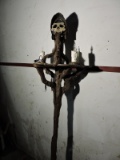 Spooky Halloween Themed Free-Standing Candelabra - Electric